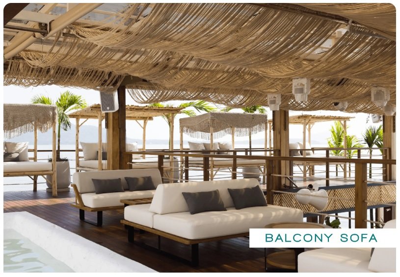 Balcony Sofa (Sunset Terrace) For 6 person image